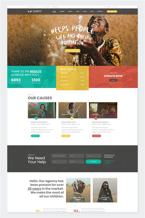 charity foundation theme